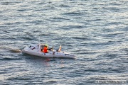 Kayaker Cyril Derreumaux training in the San Francisco Bay on February 25, 2021.France-born American entrepreneur Cyril Derreumaux (44) will leave at the end of May 2021 for a 70-day solo and unsupported sea kayak Pacific crossing from California to Hawaii.